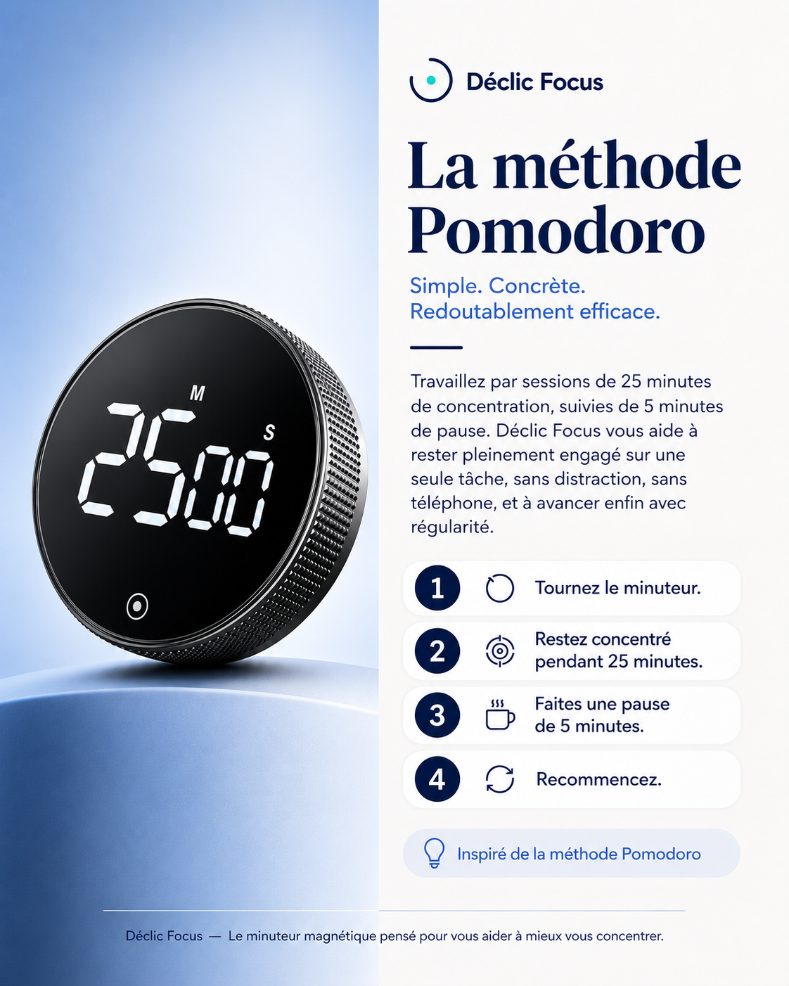 Le minuteur Déclic™